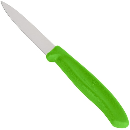 Swiss Army Brands Kitchen Swiss Classic Paring - Colored 30.25In Strt, Spear Point Blade, 5/8In Width At Handle Green VIC-6.7606.L114